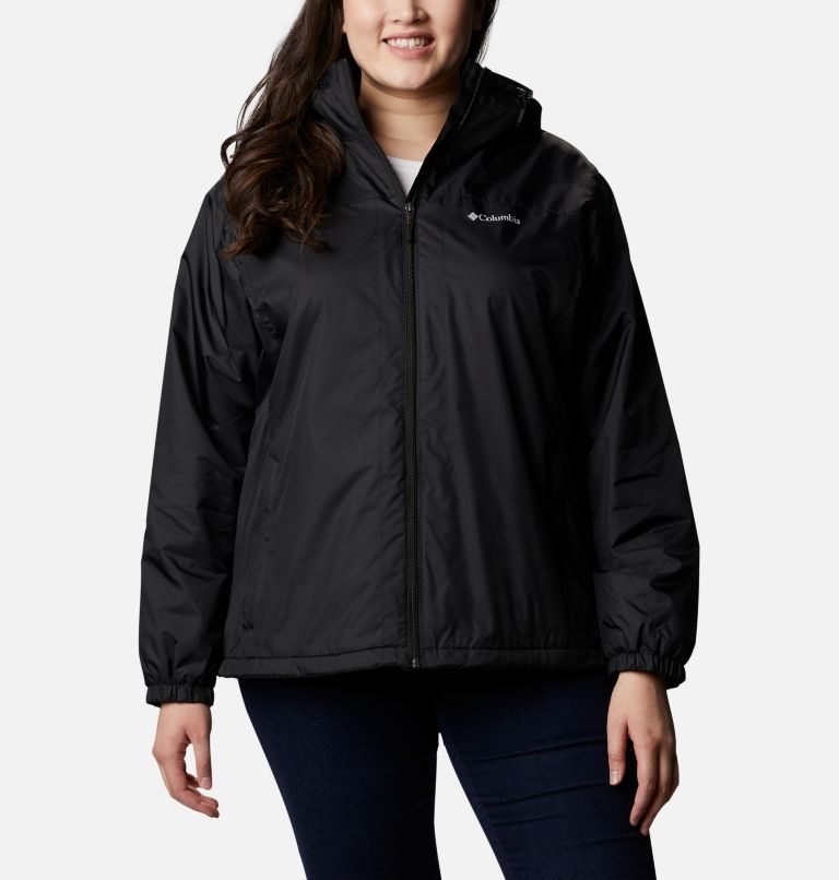 Women\'s Columbia Switchback Sherpa Lined Jackets Black | Plus Size CA-Q80C1